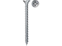 Fischer Power-Fast Ii 670426 Spånskivskruvar 5 Mm 70 Mm Korsklipp Pozidriv Stål Galvaniserad 200 St