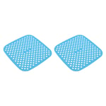 Reusable Silicone Air Fryer Liners 8.5x8.5 Inch Blue, Pack of 2