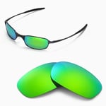 New WL Polarized Emerald Sunglasses Lenses For Oakley Square Wire 2.0 sunglasses