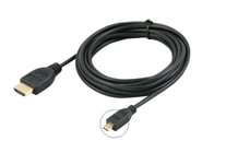 Micro HDMI to HDMI Cable Lead For Huawei MediaPad Tablet to TV LCD HDTV