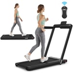 2 in 1 Folding Treadmill Electric 1-12KM/H Walking Running Machine Bluetooth