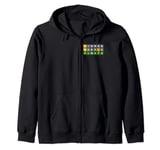 Guessing The Word Guessing Game Zip Hoodie