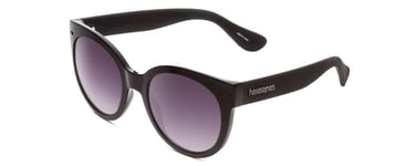 Havaianas NORONHA/M Women Cateye Sunglasses Gloss Black/Smoke Grey Gradient 52mm