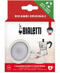 Bialetti Spare Parts, Includes 3 Gaskets and 1 Plate, Compatible with Moka... 