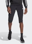 adidas Tiro 23 League 3/4 Joggers - Black, Black, Size S, Men
