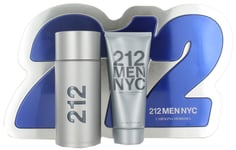 212 Men NYC By Carolina Herrera For men Set: EDT 3.4oz + Shower Gel 3.4oz New