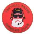 Delta Armory 3D Rubber Patch: Tactical Beard Owners Club Röd/Brun