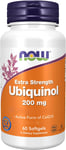 Now Foods, Extra Strength Ubiquinol, 200Mg, Kaneka Ubiquinol, 60 Softgels, Glute