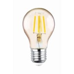 Forever Light Retro LED-lampa med filament Guld, E27 A60 4W 2200K 400lm
