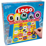 Drumond Park Logo Bingo Game - The Classic Logo Game of Brands You Know and Love in Bingo Format - 2-4 Player Family Games for Kids and Adults, Suitable for Ages 12 Years Old Plus