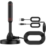 DVB-T2 Antenn TV-antenn HDTV-antenn DVB-T-antenn/ AVK25 Plus/aluminium Solid Core för maximal signalstyrka/DVB-T2 & DVB-T2-HD