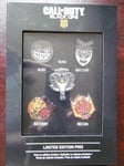 CALL OF DUTY BLACK OPS LIMITED EDITION PIN BADGES NEW OFFICIAL FREE UK P&P