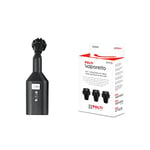 Vaporetto Buse Haute Pression 120 degrés pour Eco Pro 3.0 et nettoyeurs vapeurs Classiques & Polti Vaporetto Lot de 3 brosses Rondes Noir