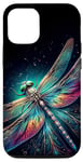 iPhone 15 Pro Cosmic Black Dragonfly Essence Case