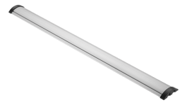 DELTACO – OFFICE alumiininen kaapelikouru, 1104x92mm, hopea (DELO-0205)