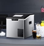 unknow Automatic Ice Maker Machine, Quick Ice, Portable Small Commercial Counter Top Electric Ice Cube Maker, Makes 35 Kg Of Ice Per 24 Hours