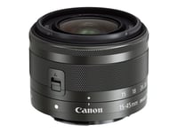 Canon EF-M - Zoomlins - 15 mm - 45 mm - f/3.5-6.3 IS STM - Canon EF-M - för EOS Kiss M, Kiss M2, M, M10, M100, M2, M200, M3, M5, M50, M50 Mark II, M6
