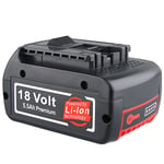 18V New Battery For Bosch BAT609 5.5Ah BAT610 BAT618 17618 25618-01 GSB GSR