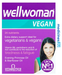 Vitabiotics Wellwoman Vegan 60 Tablets - Extra Dietary Support For Vegetarians