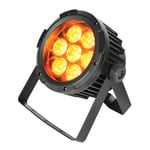 QTX HIPAR-100 Weatherproof Par Can IP65 LED Uplighter 7 x 15W RGBWA