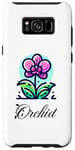 Coque pour Galaxy S8+ Fleur d'orchidée