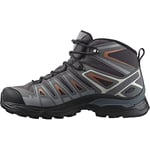 Salomon X Ultra Pioneer Mid Gore-Tex Women's Hiking Waterproof Shoes, All weather, Secure foothold, and Stable & cushioned, Magnet, 9.5