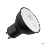 SLV LED-ljuskälla QPAR51 GU10 6W 3000K Dimbar Svart
