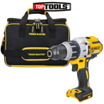 Dewalt DCD996 18V Brushless Combi Drill + 16" Multi Pocket Technicians Tool Bag