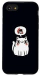 Coque pour iPhone SE (2020) / 7 / 8 Plan To Destroy Funny Cat Meme Humour sarcastique
