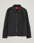 HUGO Emalo Full-Zip Overshirt Black