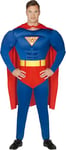 Fiestas Guirca Flying Muscle Syperhero Déguisement Costume Adulte Homme Taille L 52-54