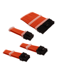 DUTZO Sleeved Power Extension Cable Kit - Orange