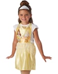 Lisensiert Disney Belle Kostyme til Barn - Strl 3-6 ÅR