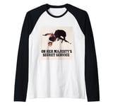 Official James Bond 007 On Her Majesty's Secret Service Raglan Baseball Tee