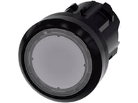 Siemens 3Su1001-0Ab70-0Aa0 Belyst Tryckknapp Platt, Frontring Plast Klar 1 St