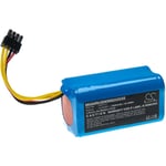 vhbw Batterie compatible avec Proscenic Summer P1s, P2s aspirateur, robot électroménager (2600mAh, 14,8V, Li-ion)