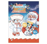 Kinder Chocolate Mini Advent Calendar - Selection of Fine Milk Chocolate Mini Bar and Fine Milk Chocolate with Cereals and Smooth Milk Filling - 135g