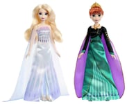 Disney Frozen Queen Anna & Elsa the Snow Doll 2-Pack