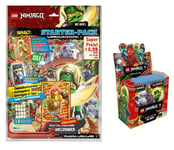Blue Ocean Lego® Ninjago™ Trading Cards Series 6 "The Island - 1 x Starter Pack Collector's Folder + 1 Display 50 Boosters Each