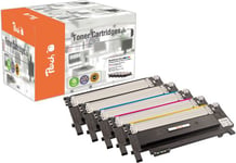 Peach-lasertoner som passar till Samsung CLP 365W lasertoner, 2 st svart