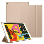 For Apple iPad 9.7 2018 6 Gen A1954 A1893 Smart Magnetic Stand Case with Automatic Wake/Sleep (Gold)