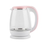 1.8L Stainless Steel Transparent Electric Kettle Fast Water Heating Boiling UK