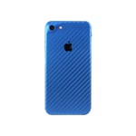 Tipi Carbonfiber Skin iPhone 8/7 deksel, blue
