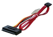 Câble SATA interne avec alimentation (molex mâle) - 50cm