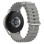 Myk silikon Smartwatch-klokkerem for Polar Ignite/Ignite2/Galaxy Watch 5, etc - Grå