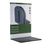 BNT Bokstöd med Gummifötter Svart - 2 Pack 20x14x11 cm