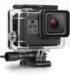 Kuptone Boîtier étanche Compatible avec Gopro Hero7Black / (2018) 6/5 Étanche étanche Débit de Protection Boitier de Protection de 45 m avec Support Compatible avec Gopro Hero7Black / (2018) 6/5