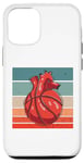 iPhone 12/12 Pro My heart beats for basketball Basketballheart Love in Red Case