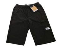 The North Face Black Cargo Shorts Junior Size UK XLB 29.5 - 30.5" Waist
