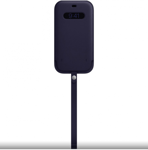 MK0D3FE/A Apple Leather Sleeve MagSafe Skal för iPhone 12 Pro Max Deep Violet